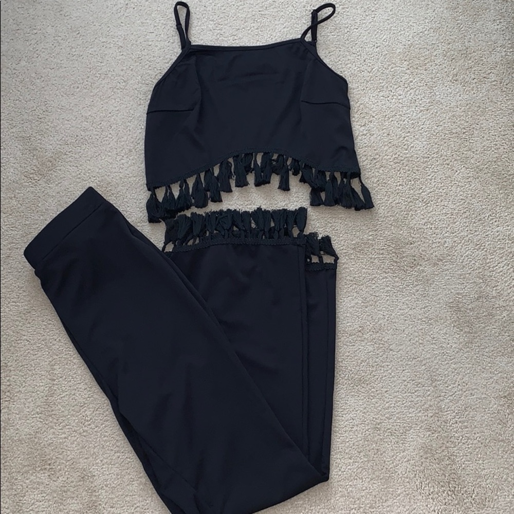 Women’s Fringe Pants Set
